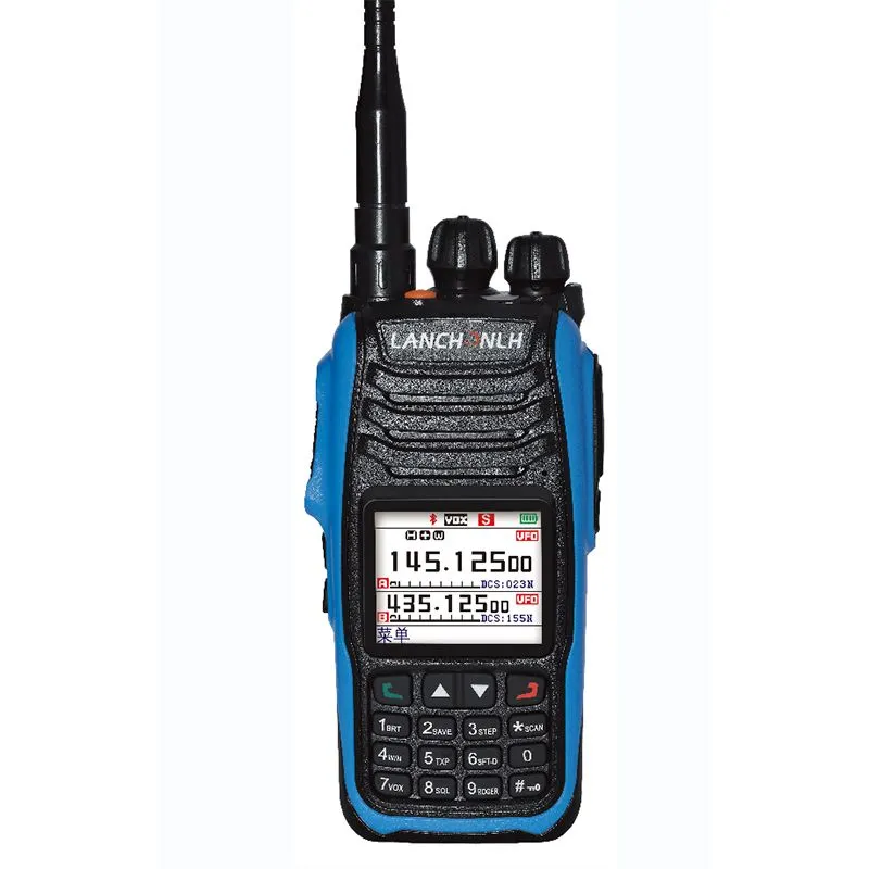 DMR digitalaren eta analogikoen VHF / UHF Walkie Relies eramangarriak esploratzea